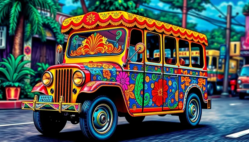 pinoy jeepney drawing