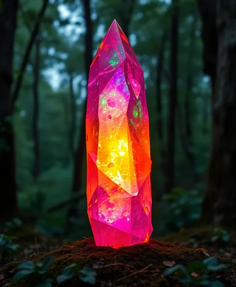 fantasy glowing crystal