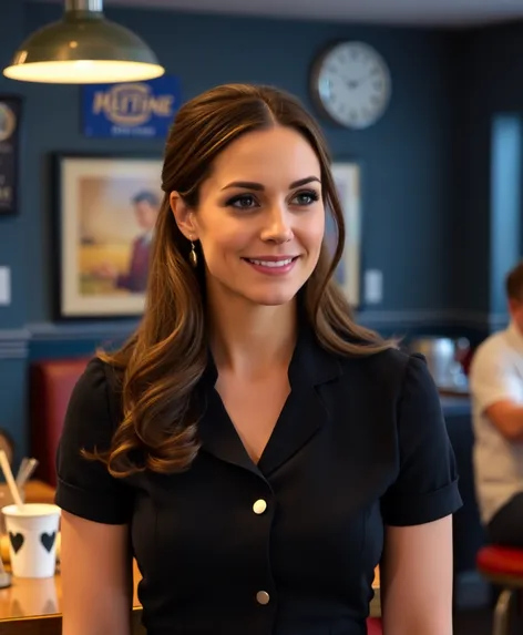 kate middleton waitress