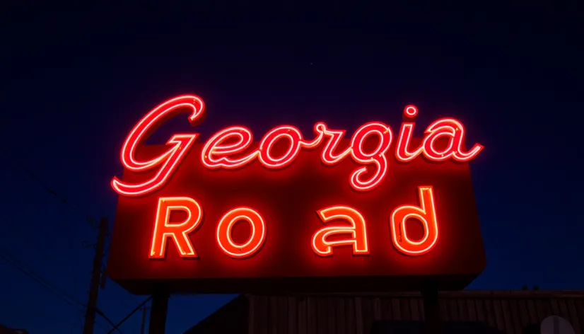 georgia road sighn