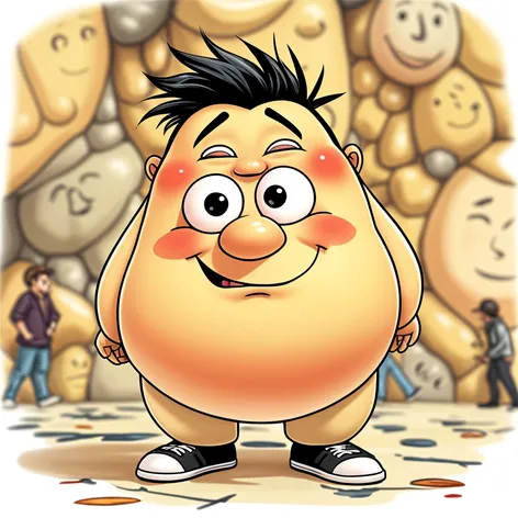 fat cartoon