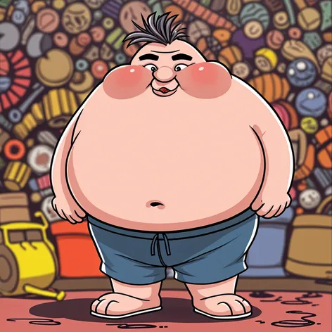 fat cartoon