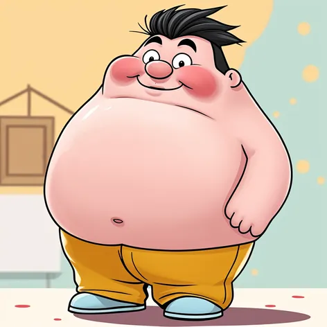 fat cartoon