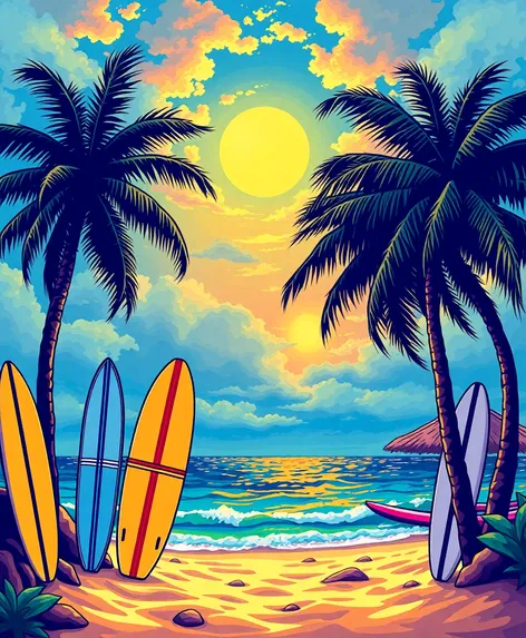 jaco beach clipart