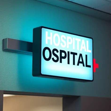 hospital sign