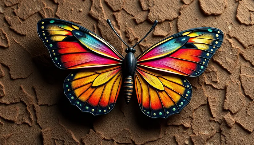 3d butterfly tattoo