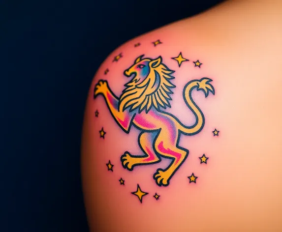 leo constellation tattoo