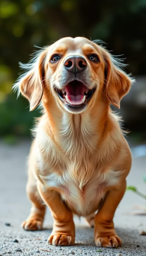 blonde dachshund