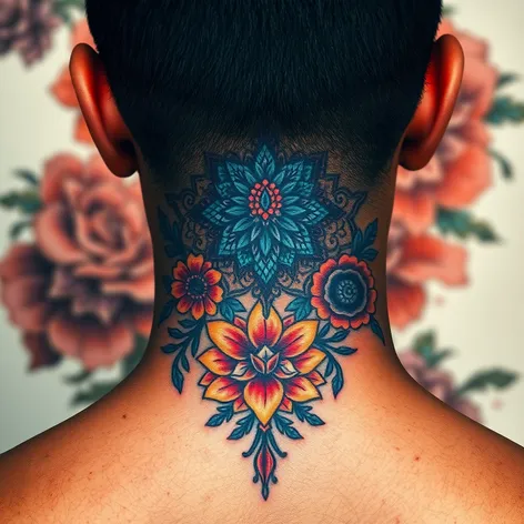 back neck tattoo