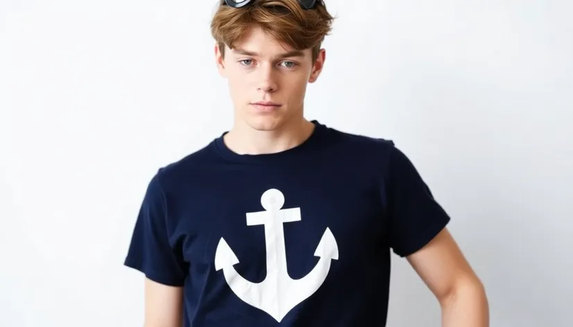 navy blue t shirt