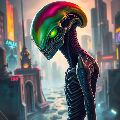 alien half human