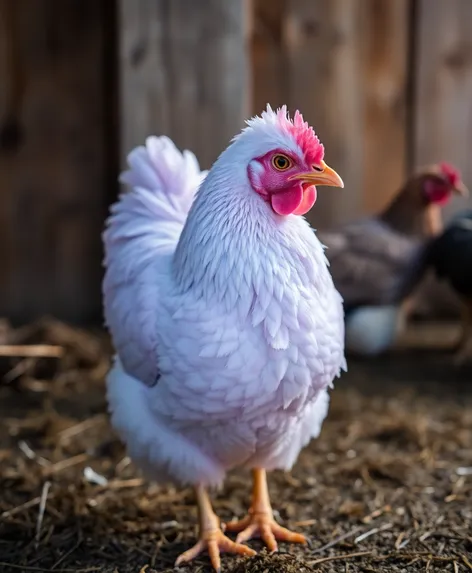 lavender orpington hen