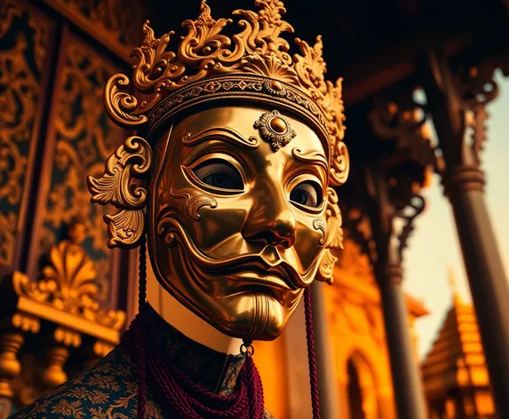 the noble gold mask