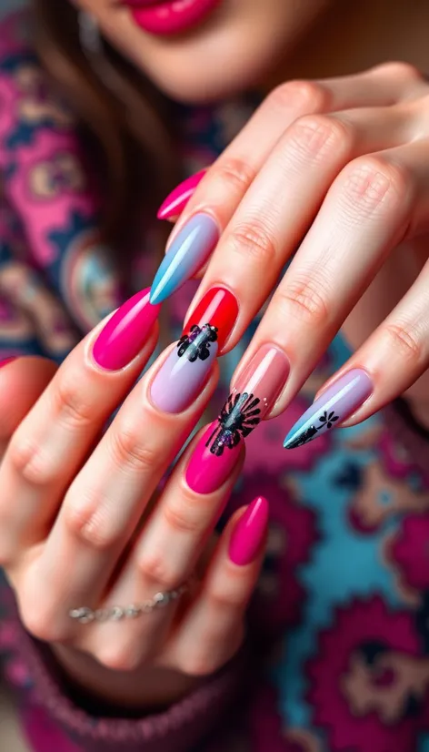 glossy nails