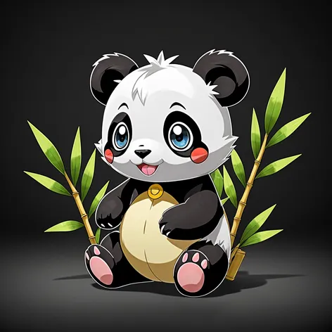 a baby panda with