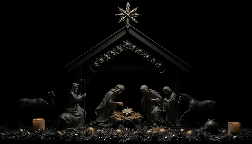 black nativity scene