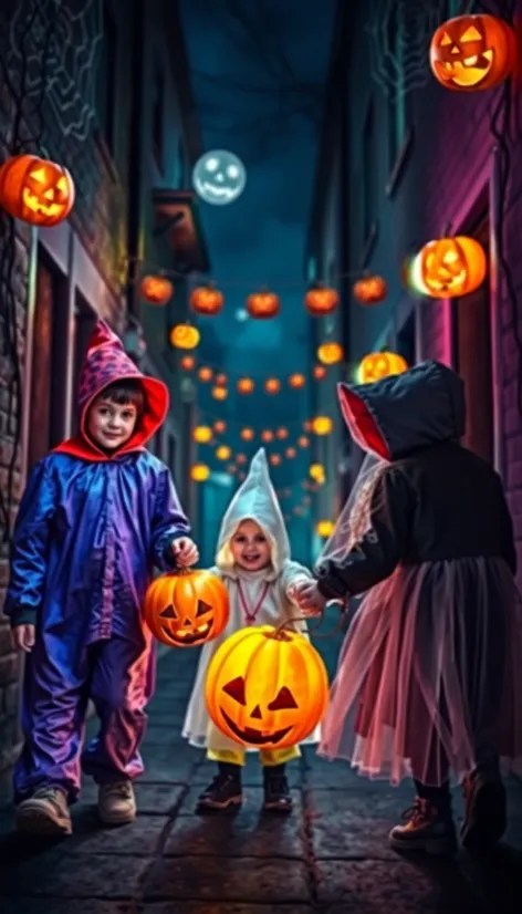 halloween trick or treaters