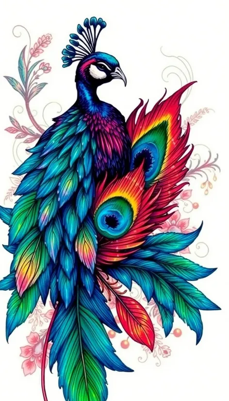 peacock tattoo