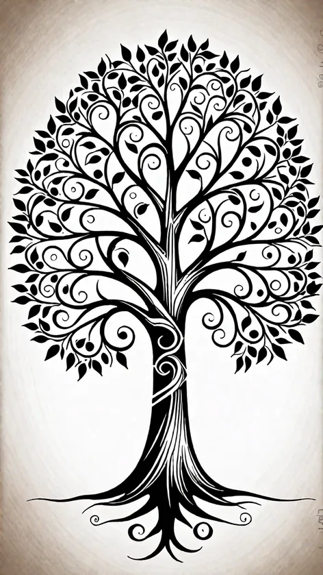 family tree tattoo