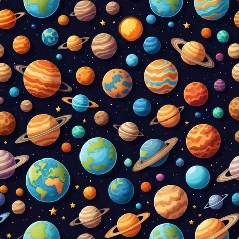 cartoon planets