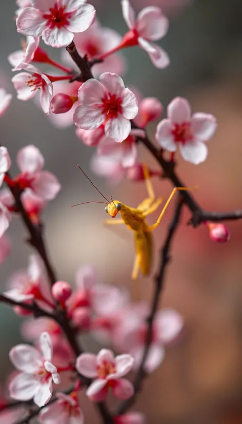 cherry blossom mantis