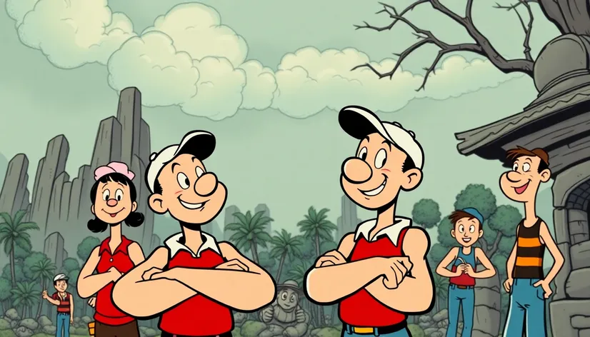 popeye cartoon characters