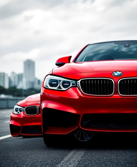 red bmw