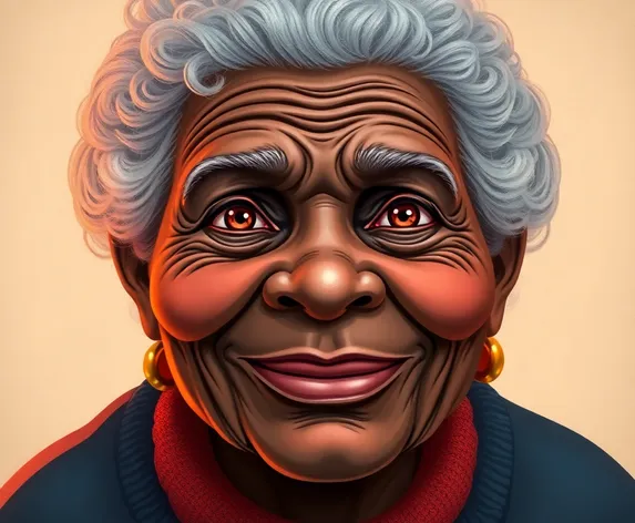 black grandma cartoon