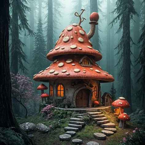 mushroom house