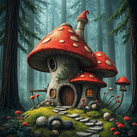 mushroom house