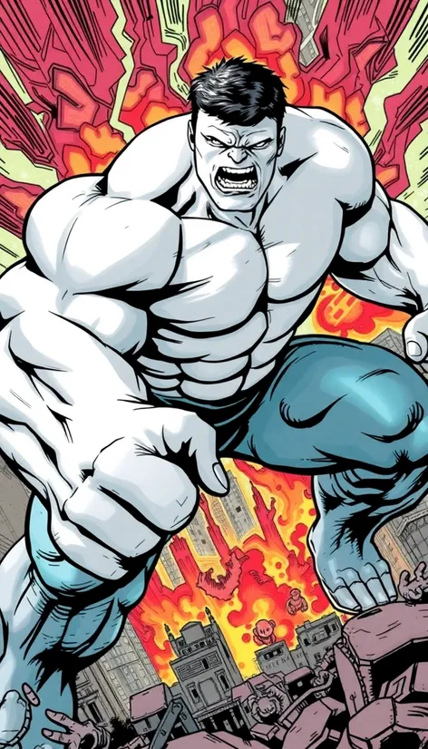 white hulk comic