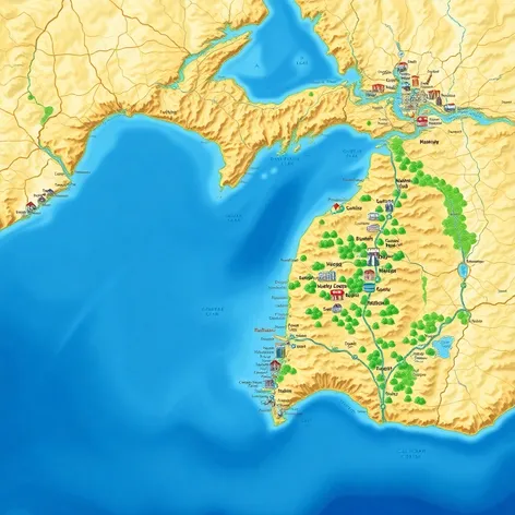 lake michigan map