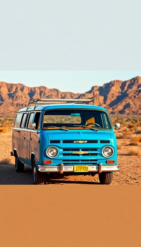 chevy van blue