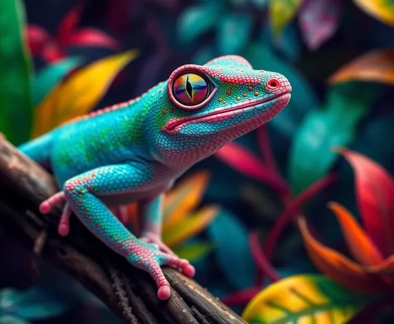 teal gecko