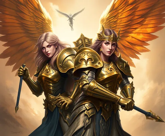 female warrior angels