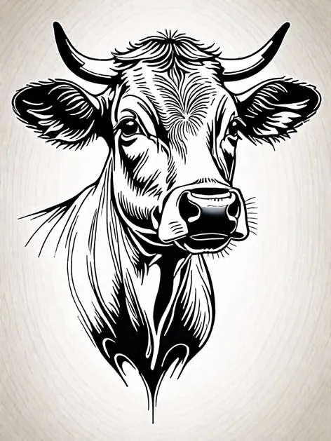 cow tattoo