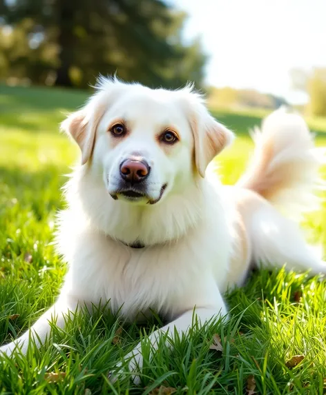 great pyrenees and lab