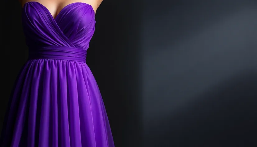 purple bridesmaid dress