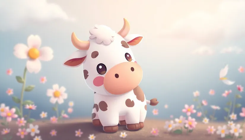 kawaii cow