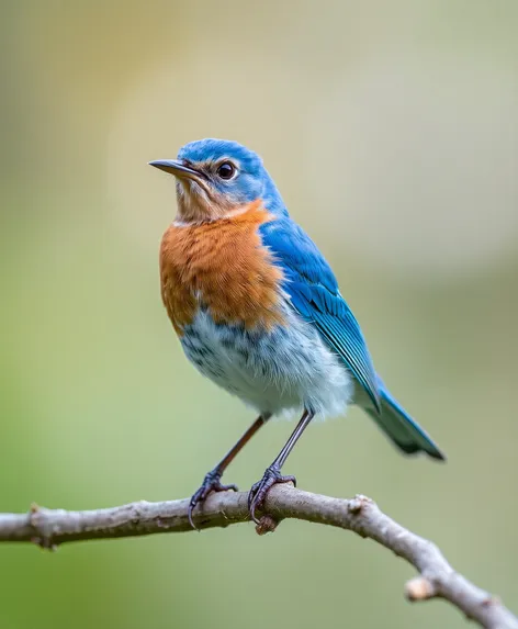 female eastern bluebird