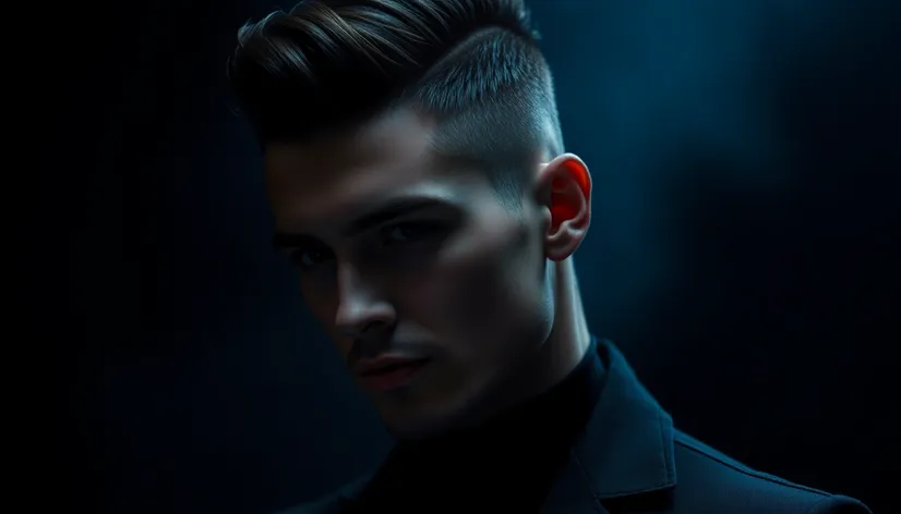 coiffure noir homme