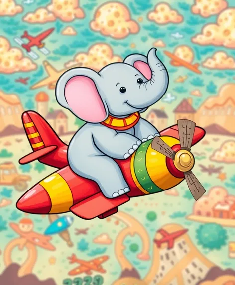 elephant airplane