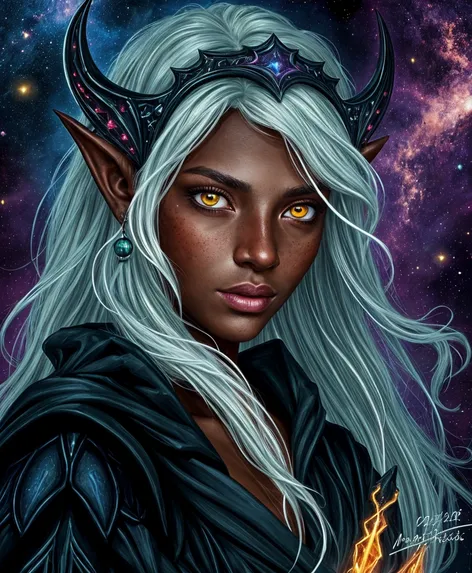 Fantasy dark skinned female