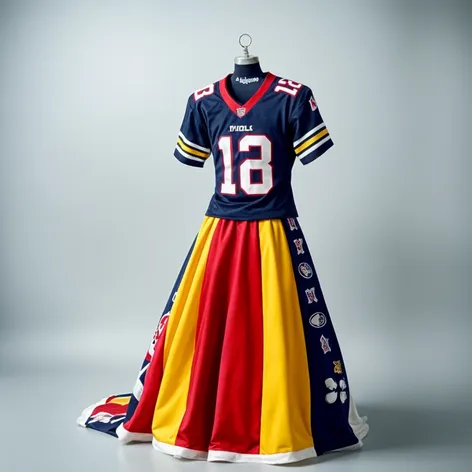 NFL jersey wedding dress