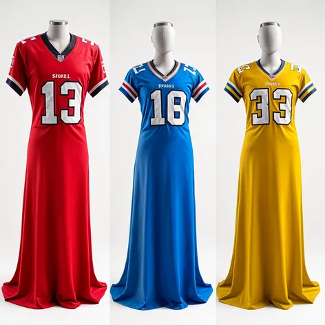 NFL jersey wedding dress