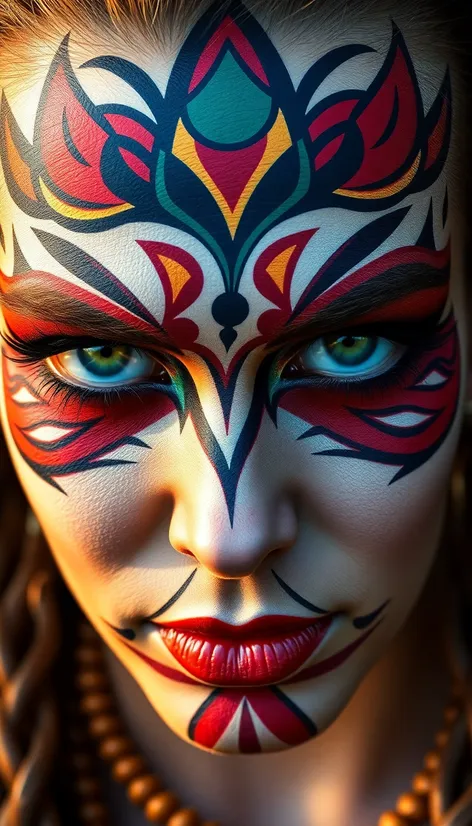 celtic warrior makeup