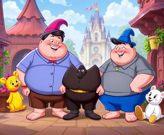 fat disney characters