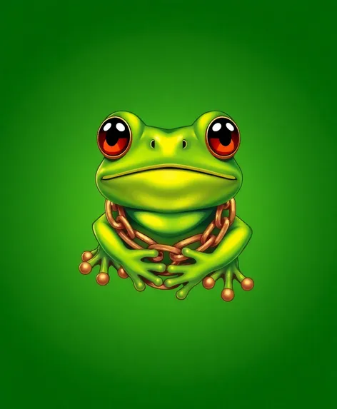 frog chain emoji