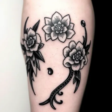 black and white tattoos