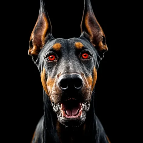 scary doberman